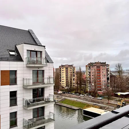 Chmielna Riverview From Balcony 아파트 그단스크